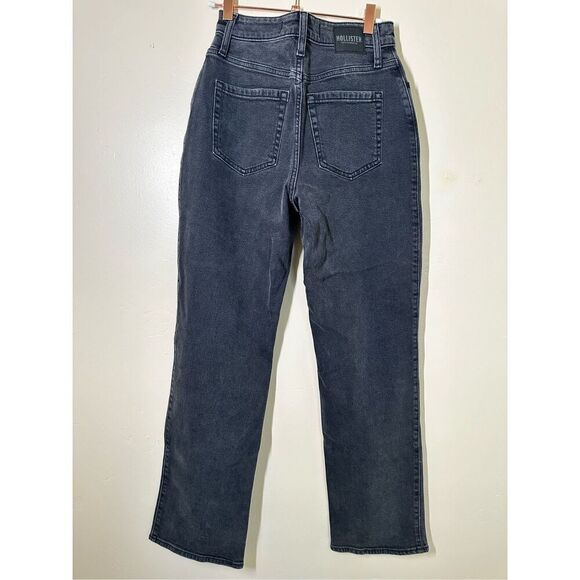 Hollister Black Ultra High Rise Dad Jeans Size 26 or 2 New - Picture 6 of 6